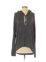 Details About Brandy Melville Women Gray Pullover Hoodie One Size