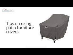 Tips On Using Patio Furniture Covers
