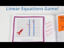 Linear Equations Game Activity