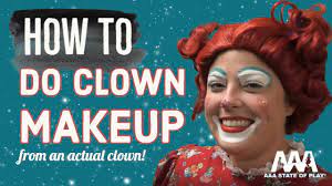 how to do clown makeup you