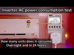how many units of kwh does inverter ac