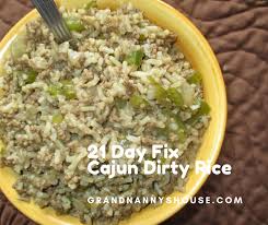 cajun dirty rice portion fix 21 day
