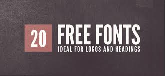 20 Free Fonts Ideal For Logos And Headings Bluefaqs