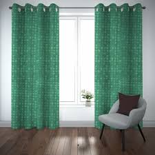 Blue Unique Panel Pair Curtain For Window