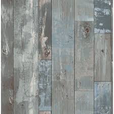 deena grey weathered wood wallpaper
