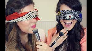 blindfolded makeup challenge zoella