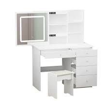 makeup vanity table with sliding