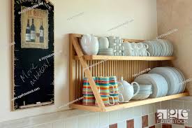 Wooden Plate Rack Acts As Convenient