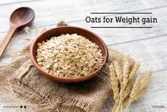 Does oats with milk increase weight?