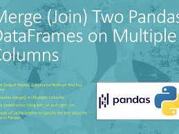 pandas merge dataframes on multiple