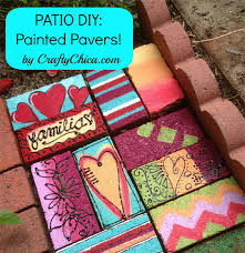Painted Pavers Ideas Crafty Chica