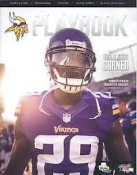 Details About Minnesota Vikings Carolina Panthers 11 30 14 Playbook Sga Xavier Rhodes