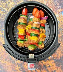 easy air fryer grilled en kebabs