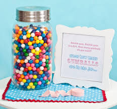 Guess How Many Gumballs Birthday Party Games For Kids
