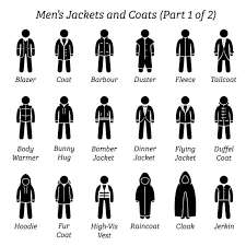 Men Male Boy Jacket Coats Clothing