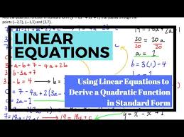 Simultaneous Equations Solving For 3