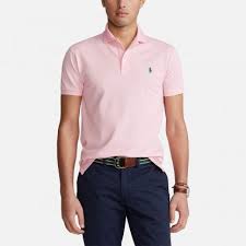 Check spelling or type a new query. Polo Ralph Lauren Men S Stretch Mesh Slim Fit Polo Shirt Carmel Pink Uk