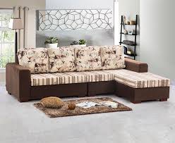 gamma 4 seater chaise fabric
