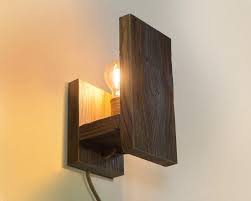wood wall light wood sconces wall lamp