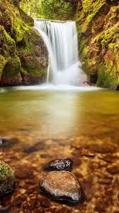 beautiful waterfall landscape iphone 8