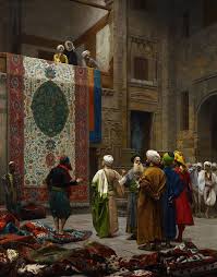 the carpet merchant by jean léon gérôme