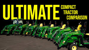 john deere compact tractor frame size