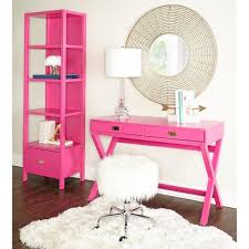 Finding the right furniture to set up your home office. Linon Home Decor 44 In Rectangular Raspberry Pink 2 Drawer Writing Desk With Built In Storage Thd00683 The Home Depot