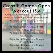 crossfit games open workout 13 4