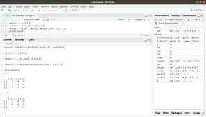 r array function and create array in r