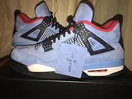 Dropping in the traditional silhouette, the air jordan 4 cactus jack colorway is inspired by the huston oilers color. Nike Air Jordan 4 Retro Travis Scott Cactus Jack 308497 406 Nrg Astro Cd4487 100 884802125440 Ebay