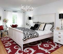 By balancing the red with whites and blues, the room stands out without being overwhelming. 48 Samples For Black White And Red Bedroom Decorating Ideas White Bedroom Decor Bedroom Red Black White Bedrooms
