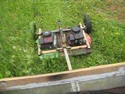 homemade pull behind mower up to