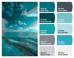 15 Color Palettes Inspired By The Ocean