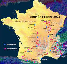 the tour de france 2024 in english