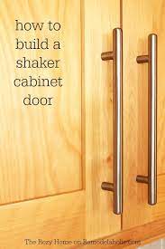 how to make a shaker cabinet door
