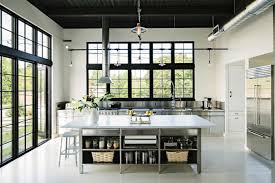 These stainless steel commercial kitchen cabinets and enclosed work tables can support dozens of storage containers, food prep appliances, and more to. 23 Industrial Kitchen Design Ideas