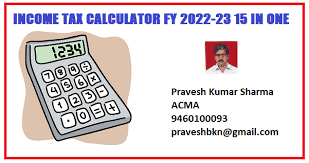 15 in one income tax calculator fy 22
