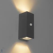 Modern Wall Lamp Anthracite Ip44 With
