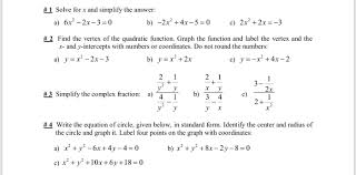 Solve For X And Simplify The Answer