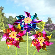 5pcs Plastic Windmill Pinwheel Wind