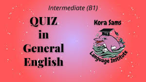 english quiz interate b1 part