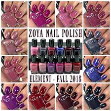 zoya element nail polish collection