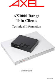 Ax3000 Range Thin Clients Pdf
