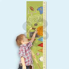 Personalized All Sports Growth Chart Green