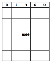 Blank Bingo Card Printable Blank Bingo Board Bingo Board
