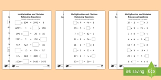 lks2 multiplication and division