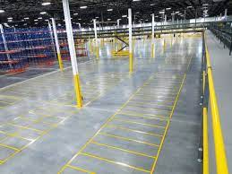 warehouse floor striping services