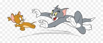 tom chasing jerry cartoon clipart