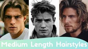 The thing that makes tapered medium length hair for men distinctive is the sides that don't seem to be buzzed with clippers. Best Men S Hairstyles For Medium Length Hair 12 Hairstyles For Growing Out Your Hair Youtube