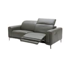 dublin power recliner leather sofa